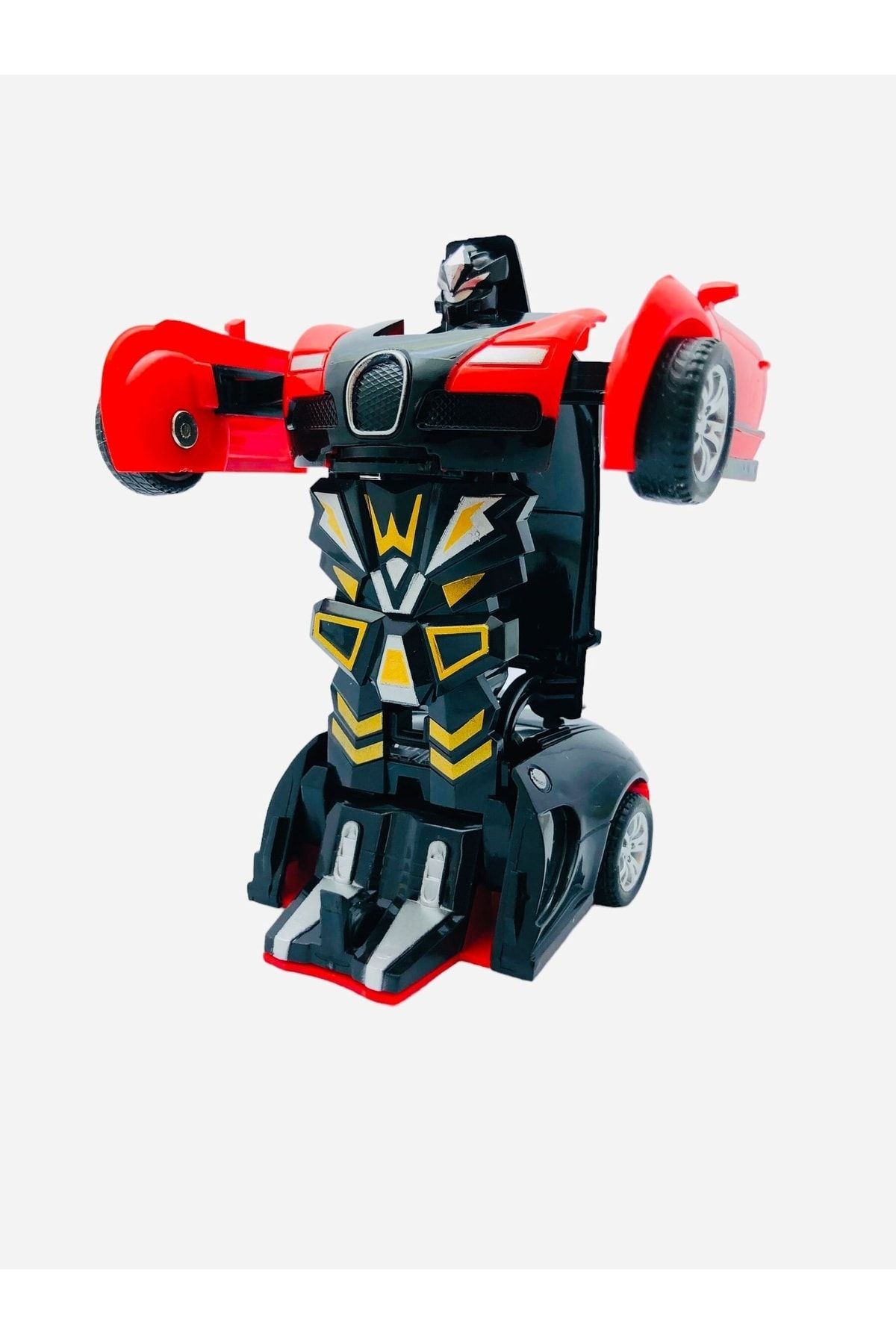 transformers-سيارة بوجاتي باللون الأحمر تتحول إلى روبوت 4