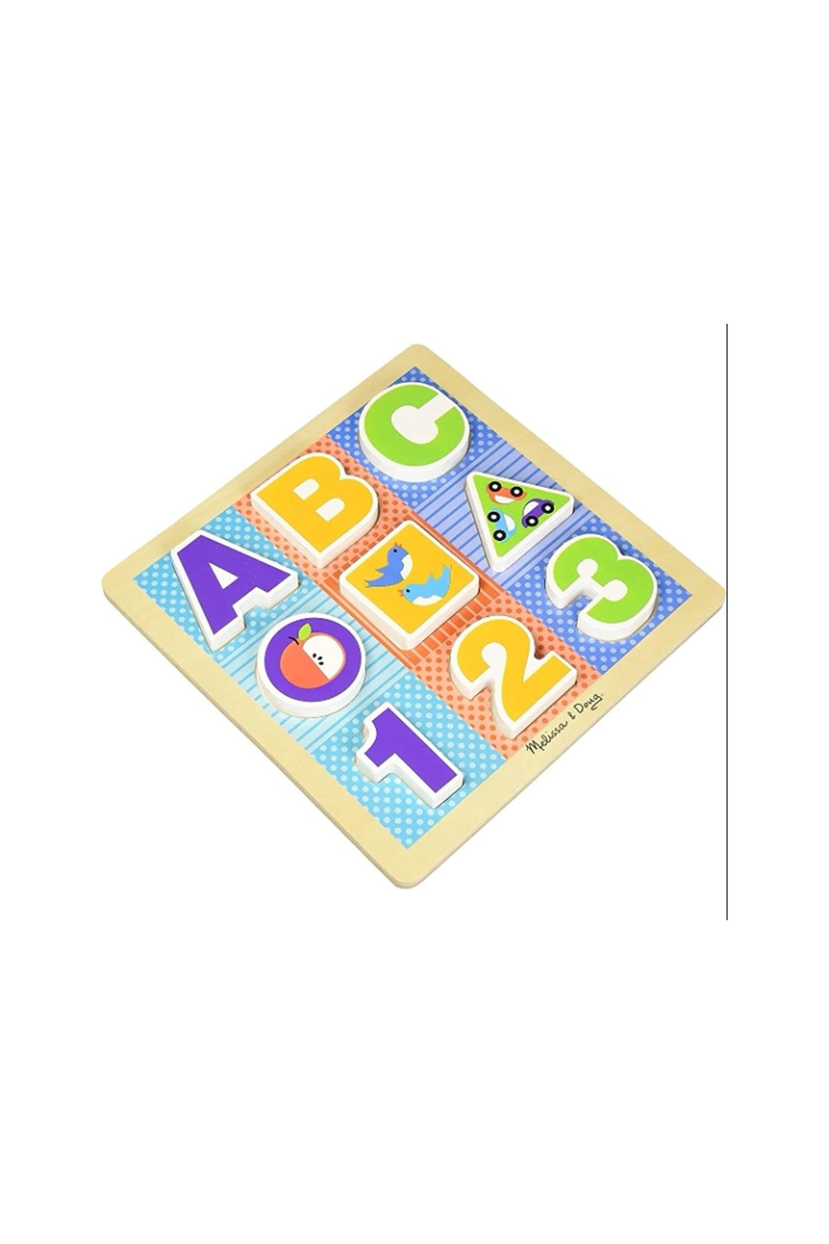 Melissa Doug Chunky Puzzle Abc 123 Trendyol