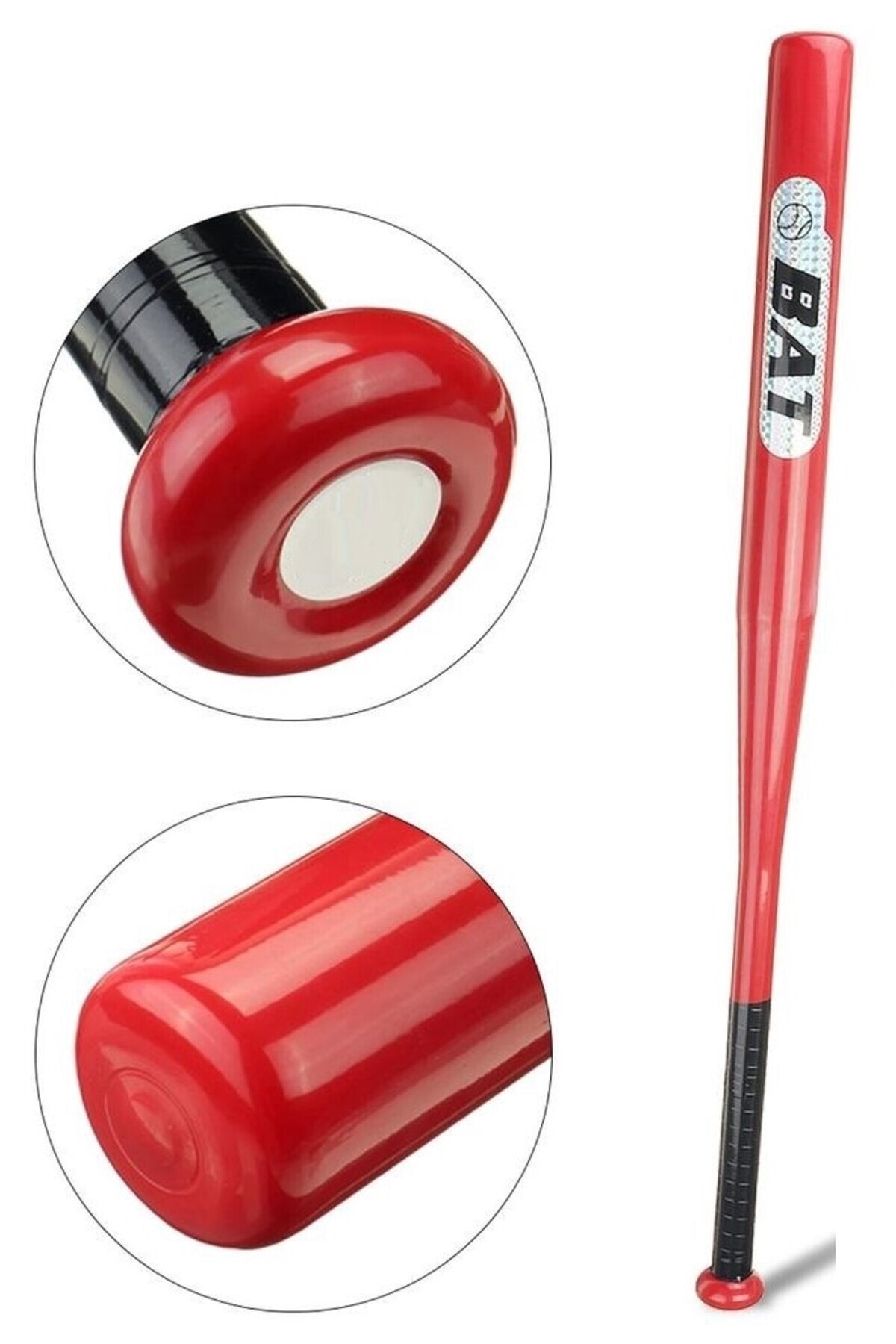 Genel Markalar % 100 Orjinal BAT marka 25'' inç 64 cm Metal Beyzbol Sopası Mükemmel Kavrayış Metal Alaşım