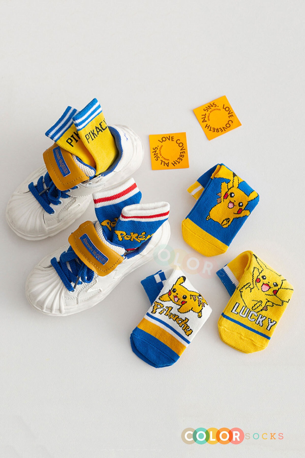 Color Socks 5'li Pikachu Desenli Çocuk Çorap (comfort Kids) fotoğrafı 3 (önizleme)