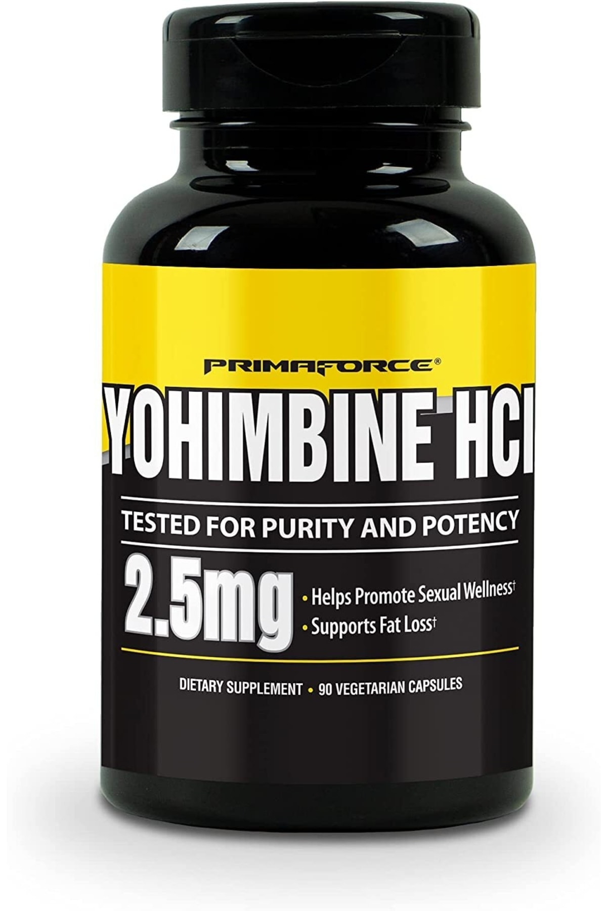 Primaforce Yohimbine Hcl, 2.5 Mg, Tested For Purity And Potency Vitamin