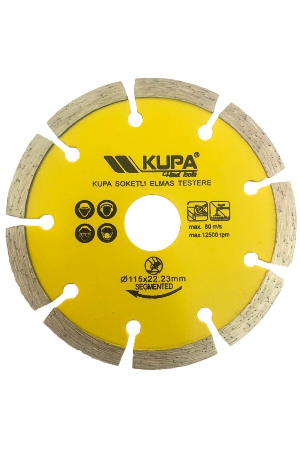 Kupa 115 mm Soketli Elmas Testere Taş Beton Tuğla Kesici