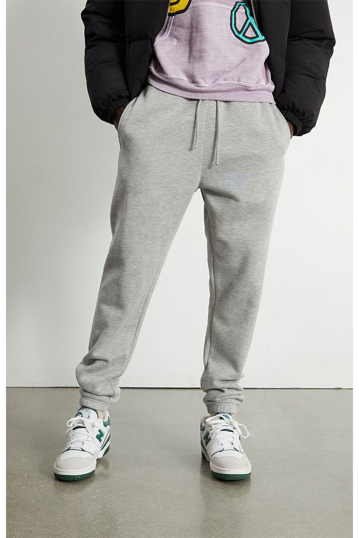 Darkia Men s Gray Sweatpants Trendyol