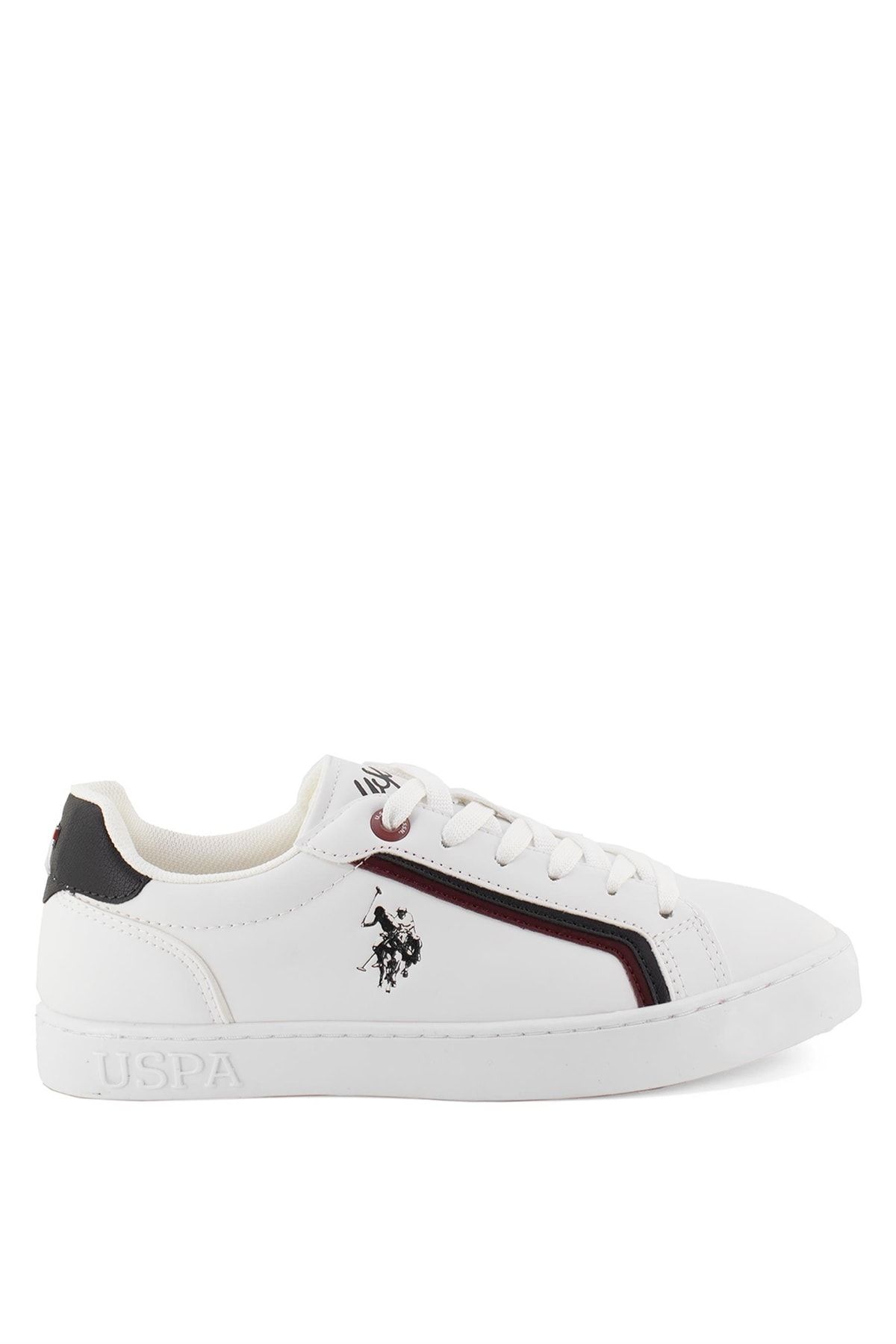 کفش پیاده روی سفید زنانه پایه. Polo ورزشی Fleya Navy Blue U.S. Polo Assn.