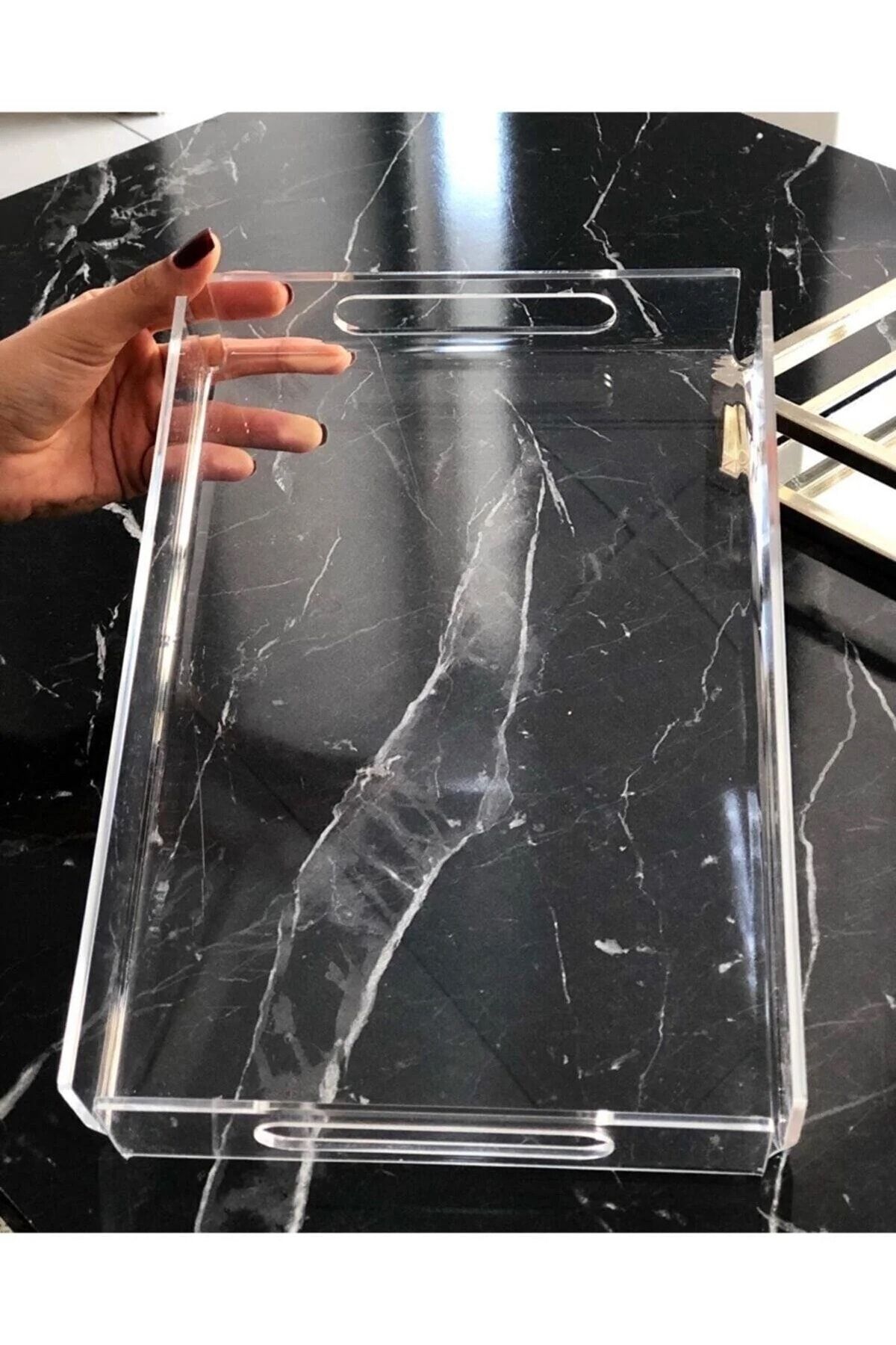 TREND-Transparent Plexiglass Design Tray 3