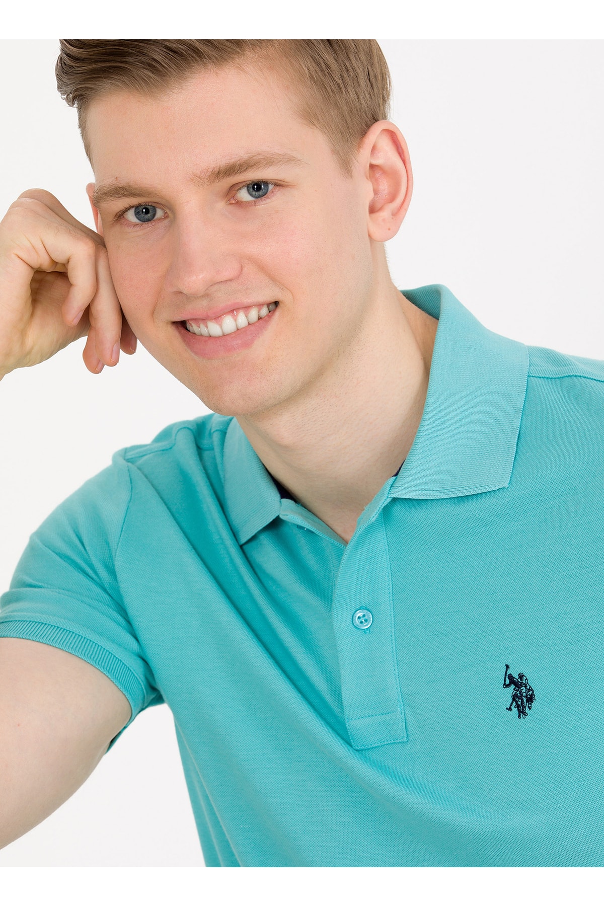 تیشرت مردانه سبز یو اس پولو | 5003039523 اورجینال - تصویر 3