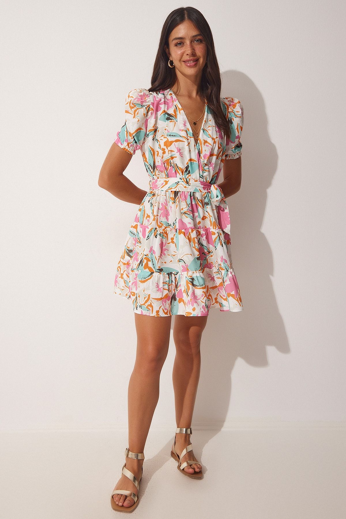 Finders keepers discount aranciata wrap dress