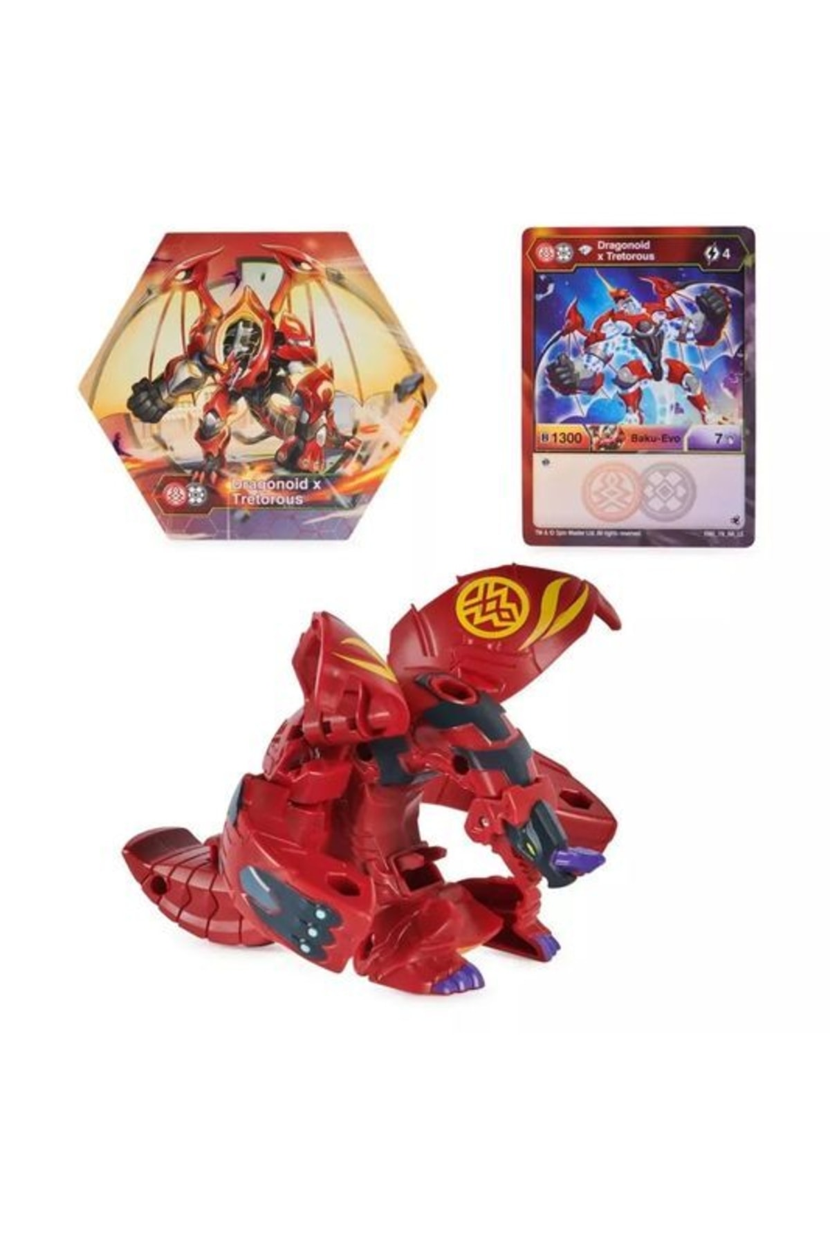BAKUGAN Legends Dragonoid X Tretorous Kırmızı - Fiyatı, Yorumları