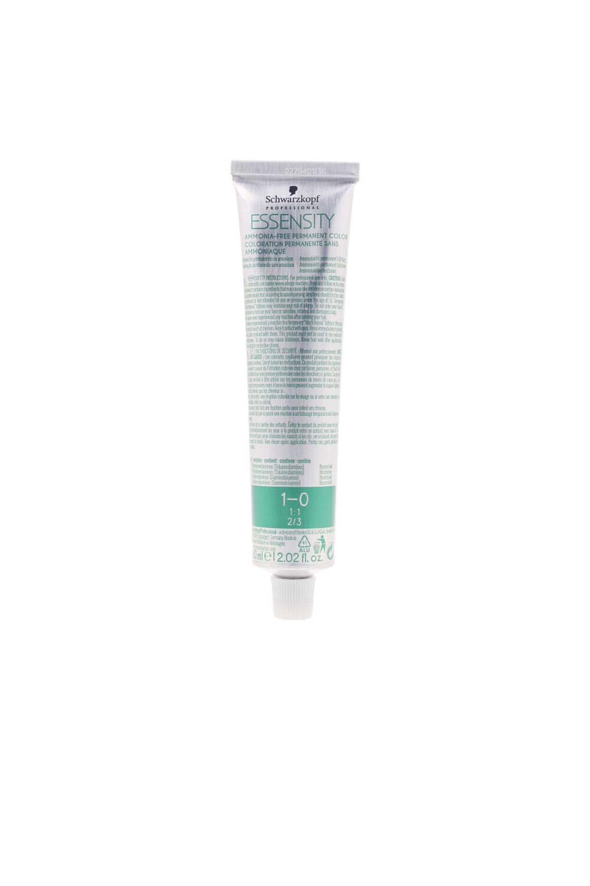 Schwarzkopf-Essensity Ammoniakfreie Permanentfarbe Nr. 1-0 60 ml 1