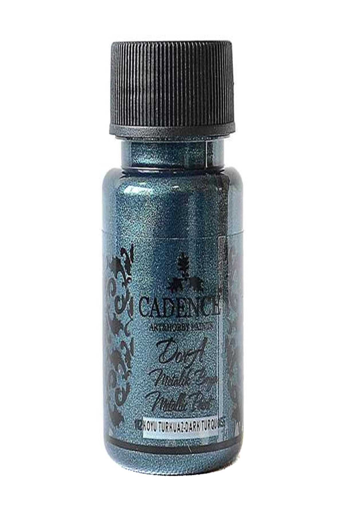 Cadence Dora Simli Metalik Boya 142-Koyu Turkuaz 50ml - Fiyatı