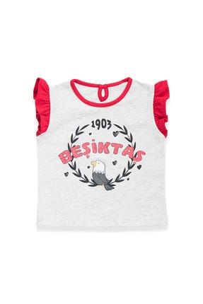 Lisanslı Kız Bebek T-Shirt Karmelanj Y19-110-B