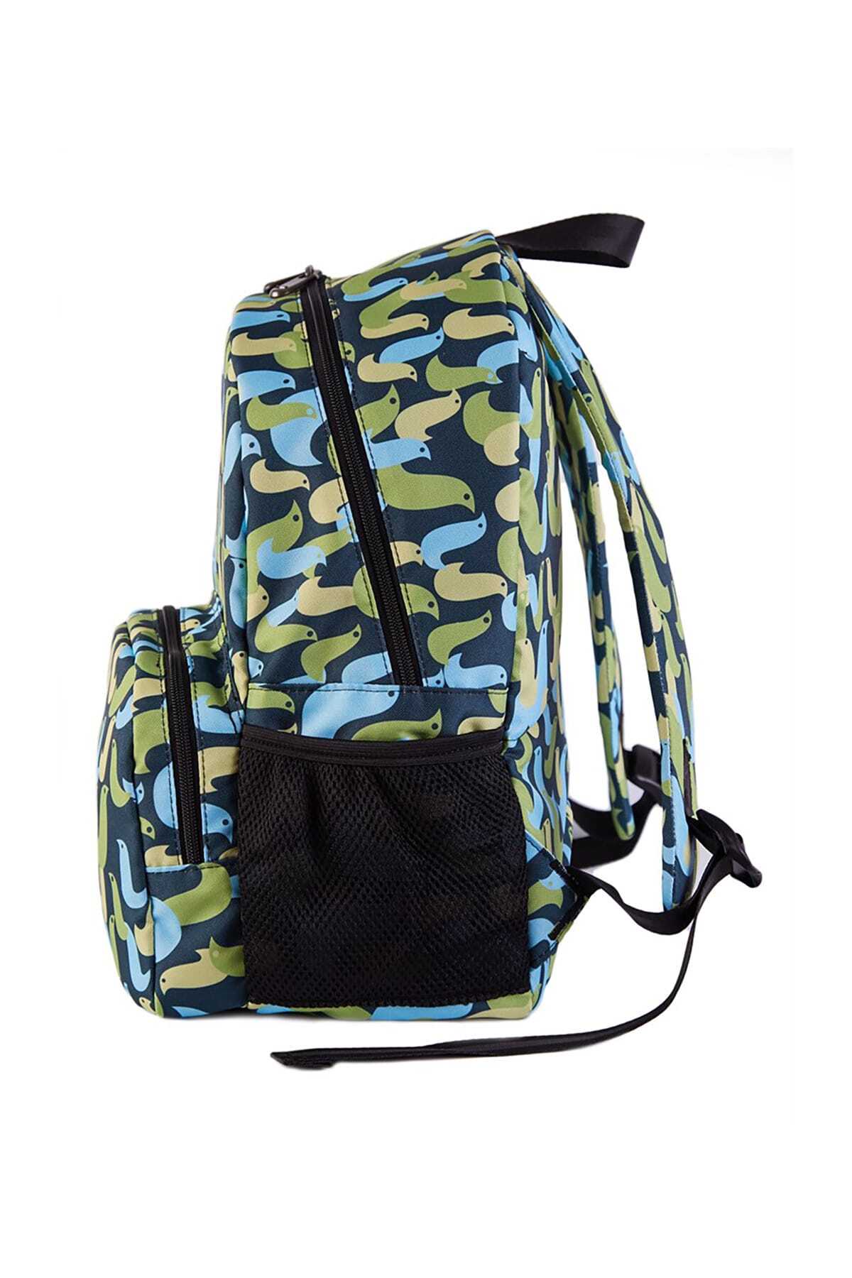 Carrier Thing-Bird Patterned Unisex Small Backpack 4