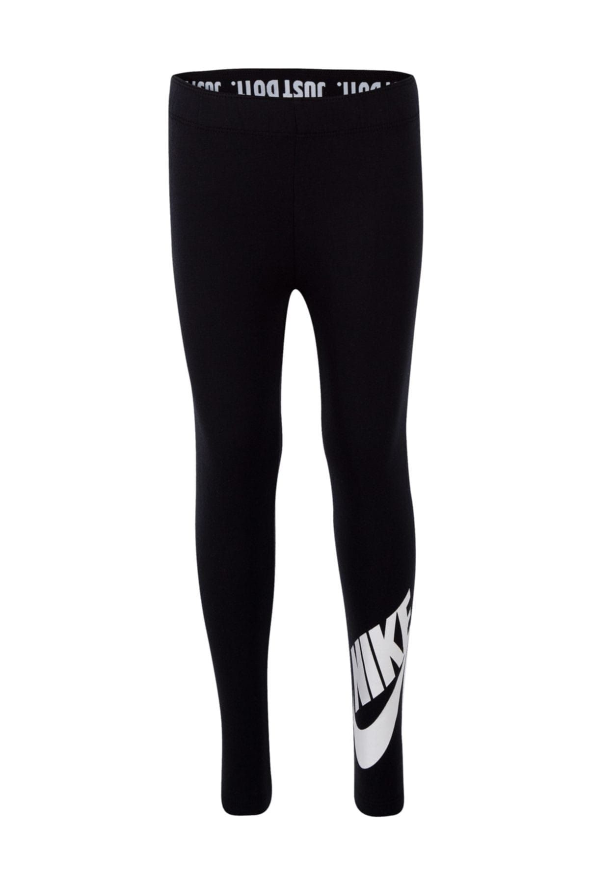 Nike just do it sales leggings black and white