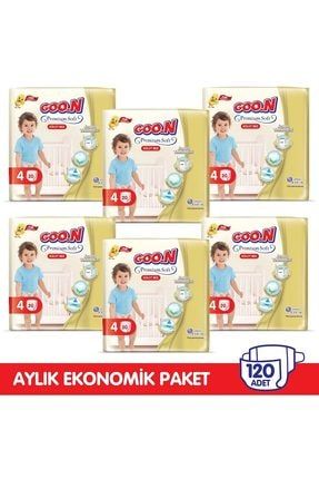 Goon Premium Soft Eko Külot Bebek Bezi Beden:4 (9-14Kg) Maxi 120 Adet (6Pk*20) PAKETGOON110