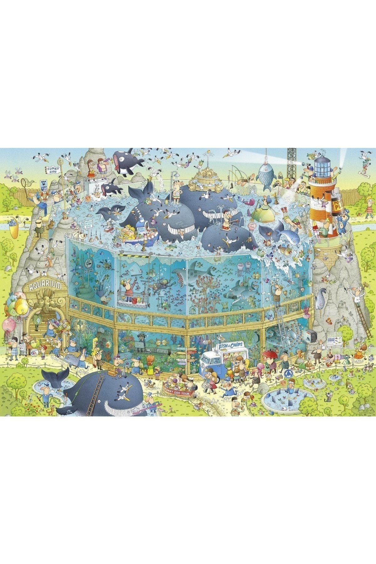 Heye Ocean Habitat, Degano Marino 1000 Parça Puzzle /