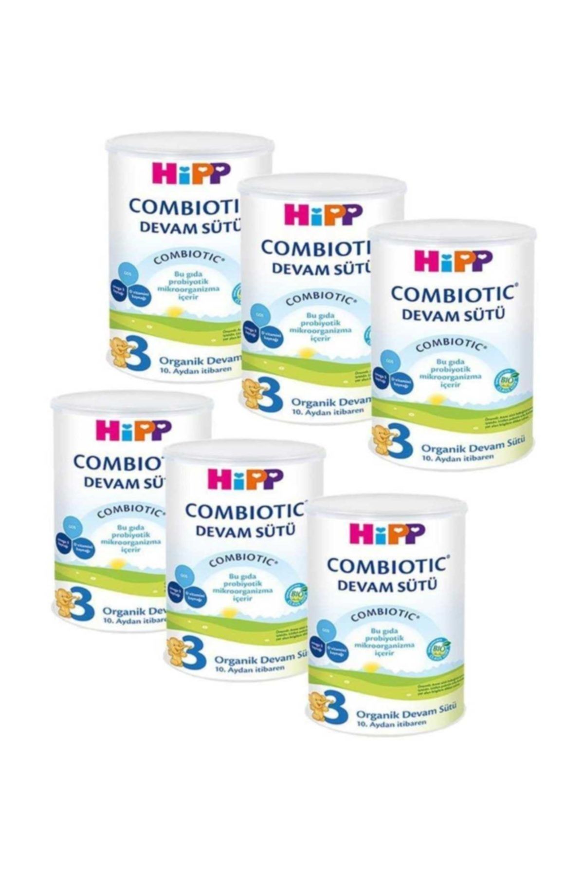 Hipp Organik Combiotic Devam Sütü 3 Numara 350 gr x 6 Adet