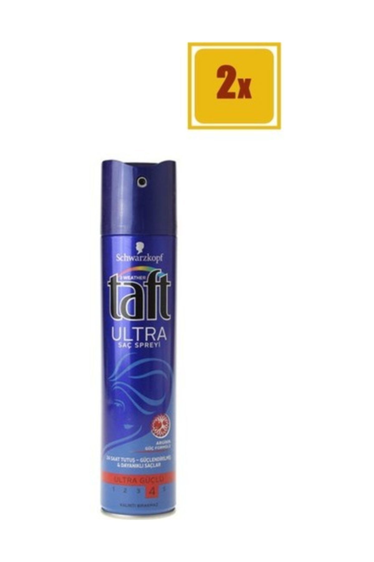 Ultra güçlü Saç Spreyi 2'Li Set 250 ml