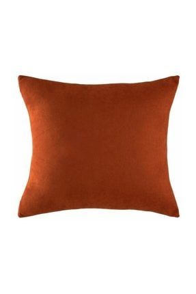 jakist dekoratif yastik kirlent kilifi 43x43 cm duz renk kiremit 2 adet fiyati yorumlari trendyol