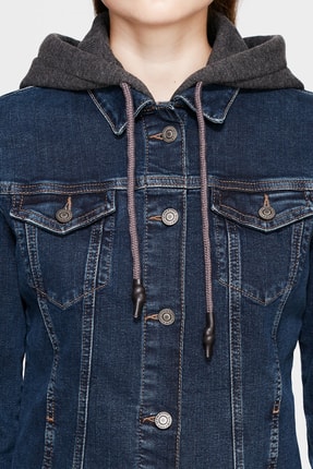 Mavi Kadin Darcy Kapusonlu Vintage Jean Ceket 110196 26992 Fiyati Yorumlari Trendyol