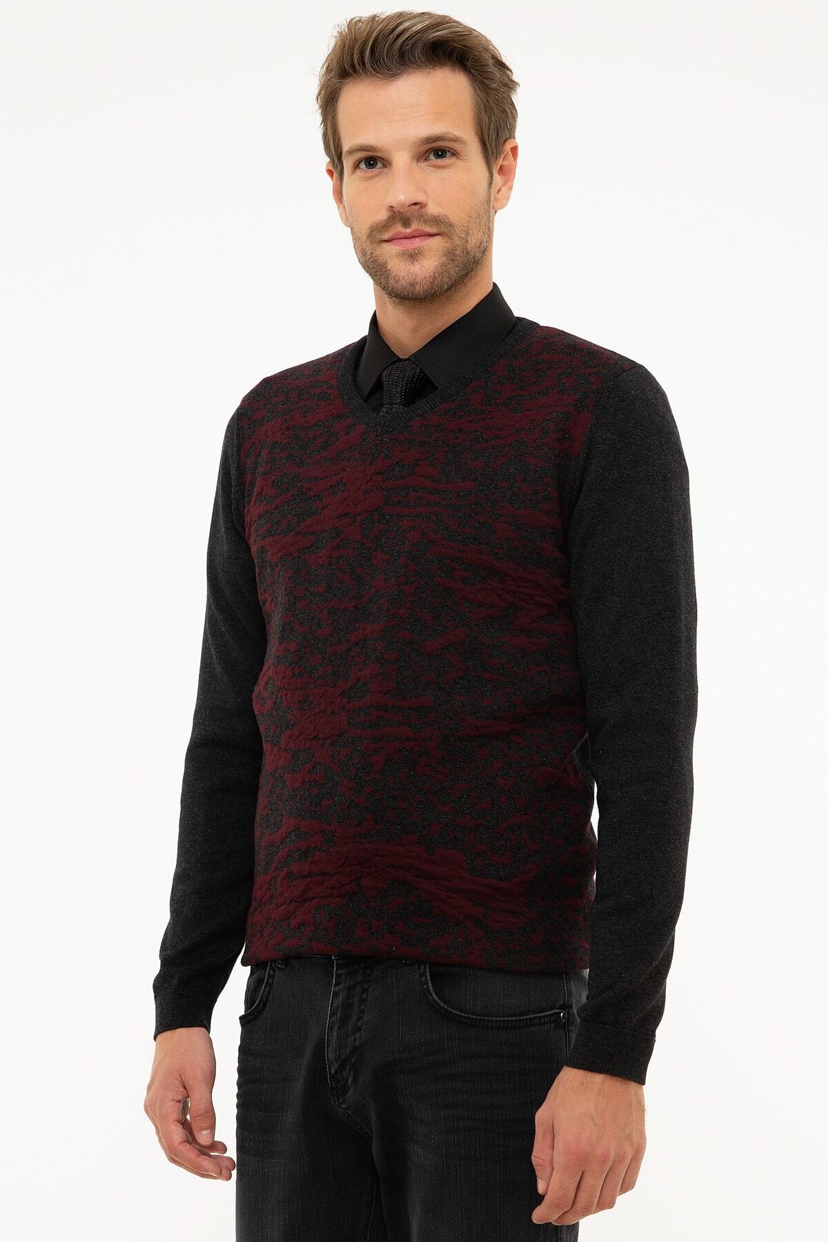 پلیور مردانه راسته آستین بلند | پیر کاردین Pierre Cardin G021GL0TK.000.867142 - تصویر 3