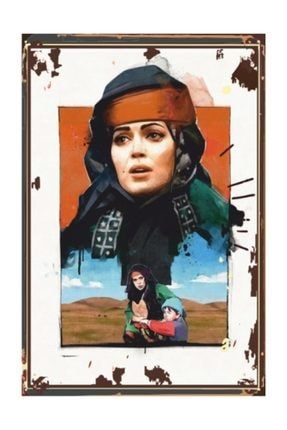 Türkan Şoray Yeşilçam Film Afişi Retro Vintage Ahşap Poster 2030092