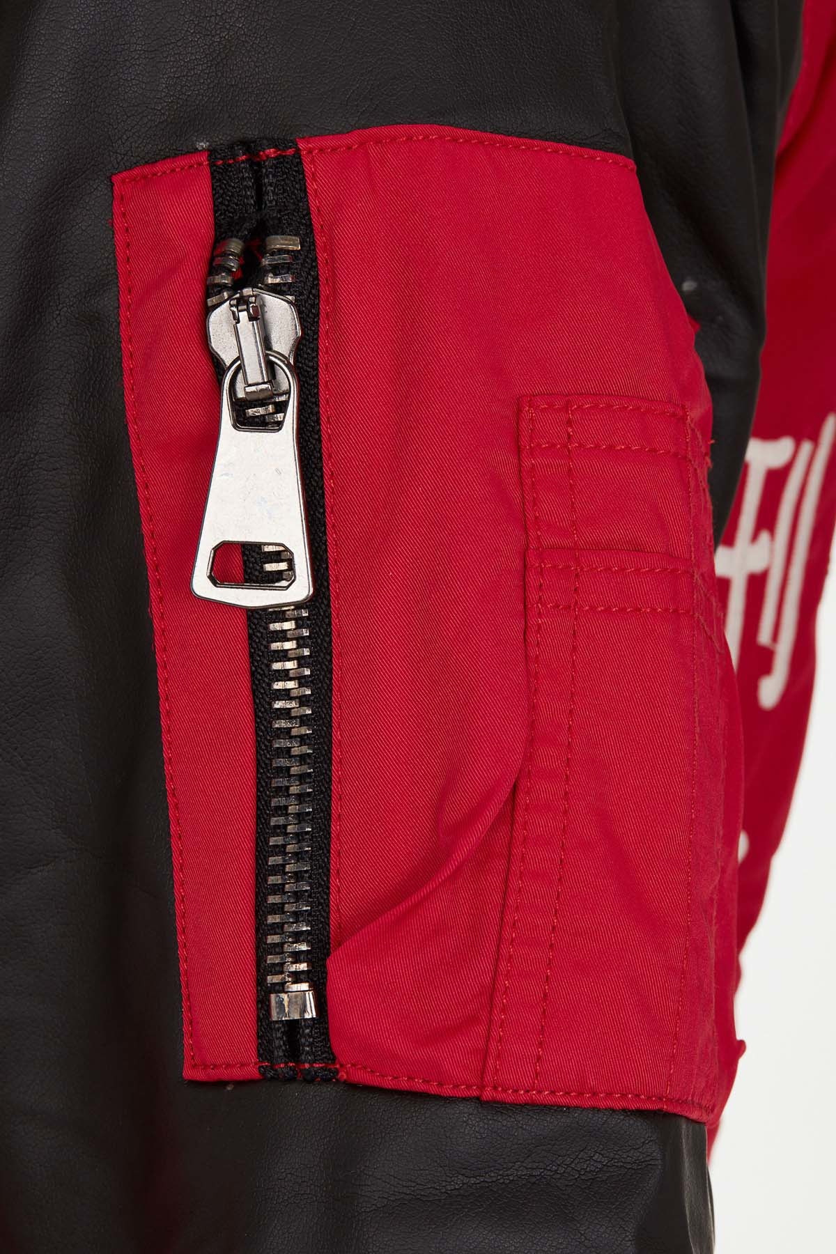 ژاکت مردانه قرمز Cipo&Baxx | CJ175 اورجینال - تصویر 9