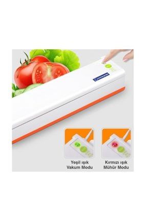 kuchen pratic ev tipi elektrikli vakum makinesi gida vakum makinesi 25 poset hediye mavi fiyati yorumlari trendyol