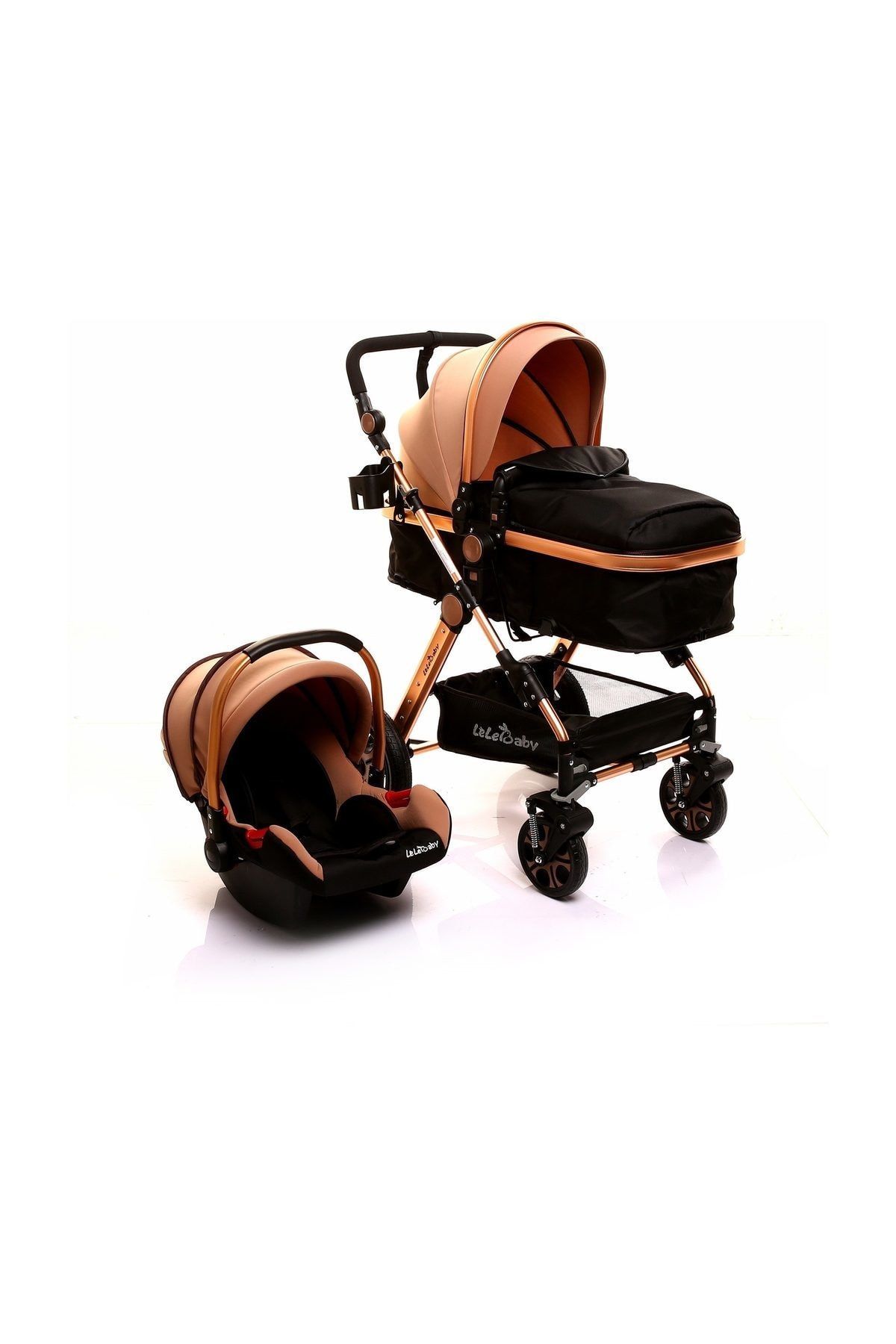 lele baby bs01 travel sistem bebek arabasi kahverengi fiyati yorumlari trendyol