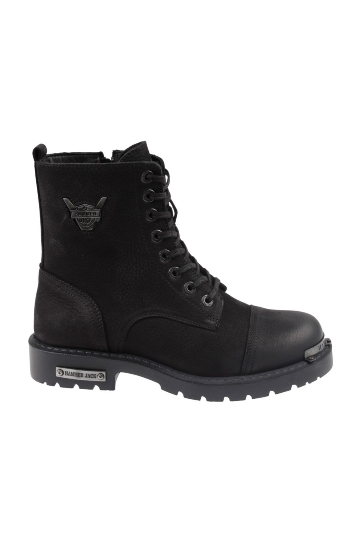 Hammer Jack-Ανδρικές μπότες από γνήσιο δέρμα 17600 Black Nubuck 2