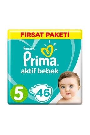Bebek Bezi Aktif Bebek 5 Beden Junior 46 Adet Fırsat Paketi 31109105