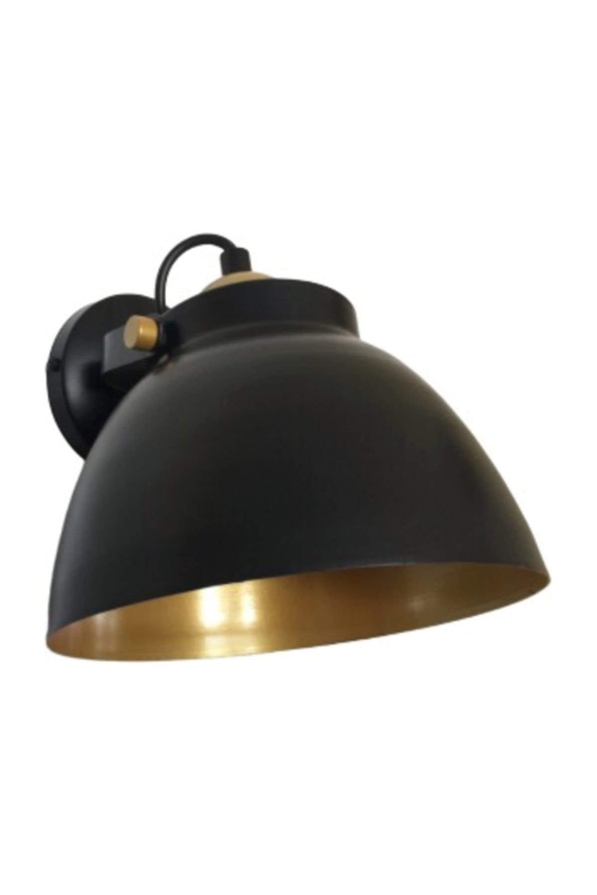 S Retro Moving Sconce Black Yellow 23 Cm