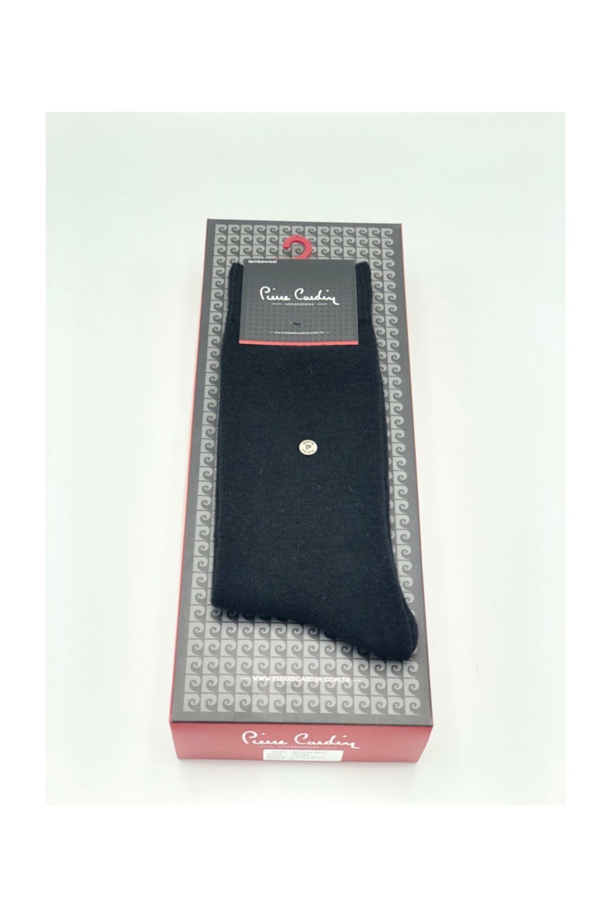جوراب پیرکاردین Lambswool Erkek Çorap -503 Manila Siyah