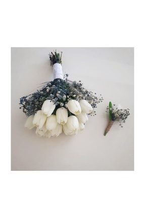 evsay papatya gelin buketi ve damat