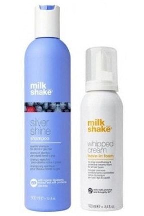 Milk Shake Silver Shine Şampuan 300 Ml + Whipped Cream Köpük 100 121483