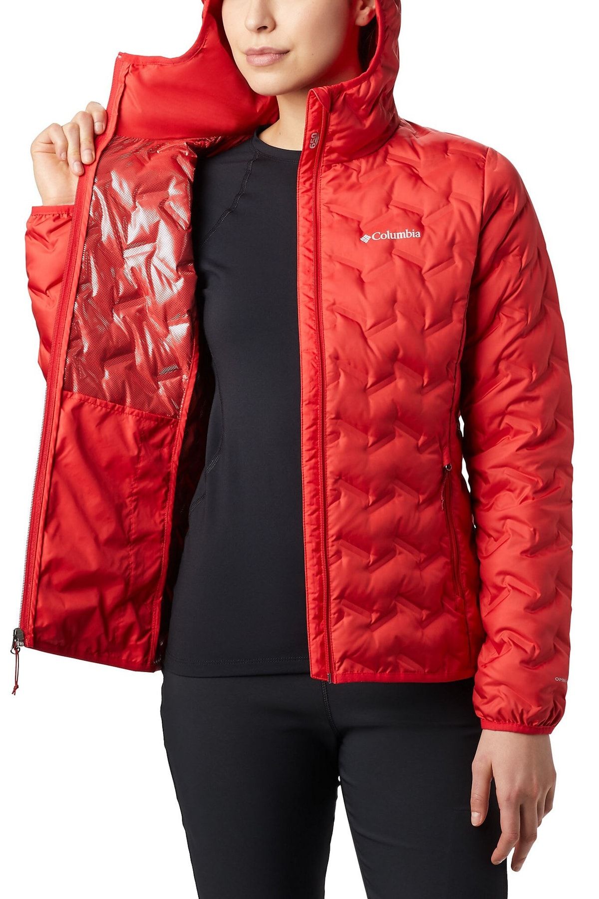 Columbia Winter Jacket Red Fitted