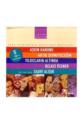 CD - Yeşilçam Şarkıları - Türk Filmlerinin Unutulmaz Müzikleri (5 CD+Kitap) CD002