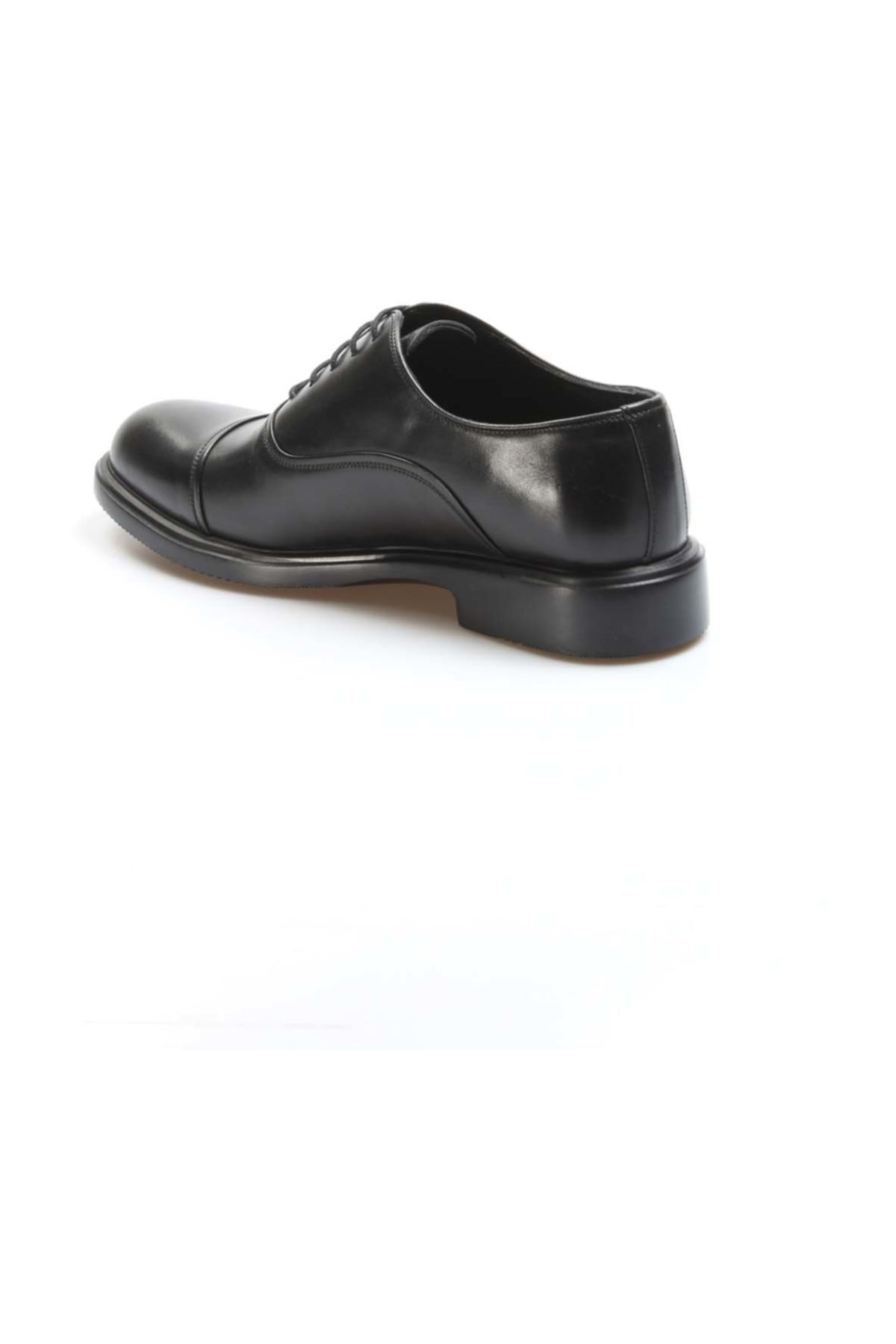 FAST STEP Hakiki Deri Siyah Erkek Klasik Ayakkabı ZN7655