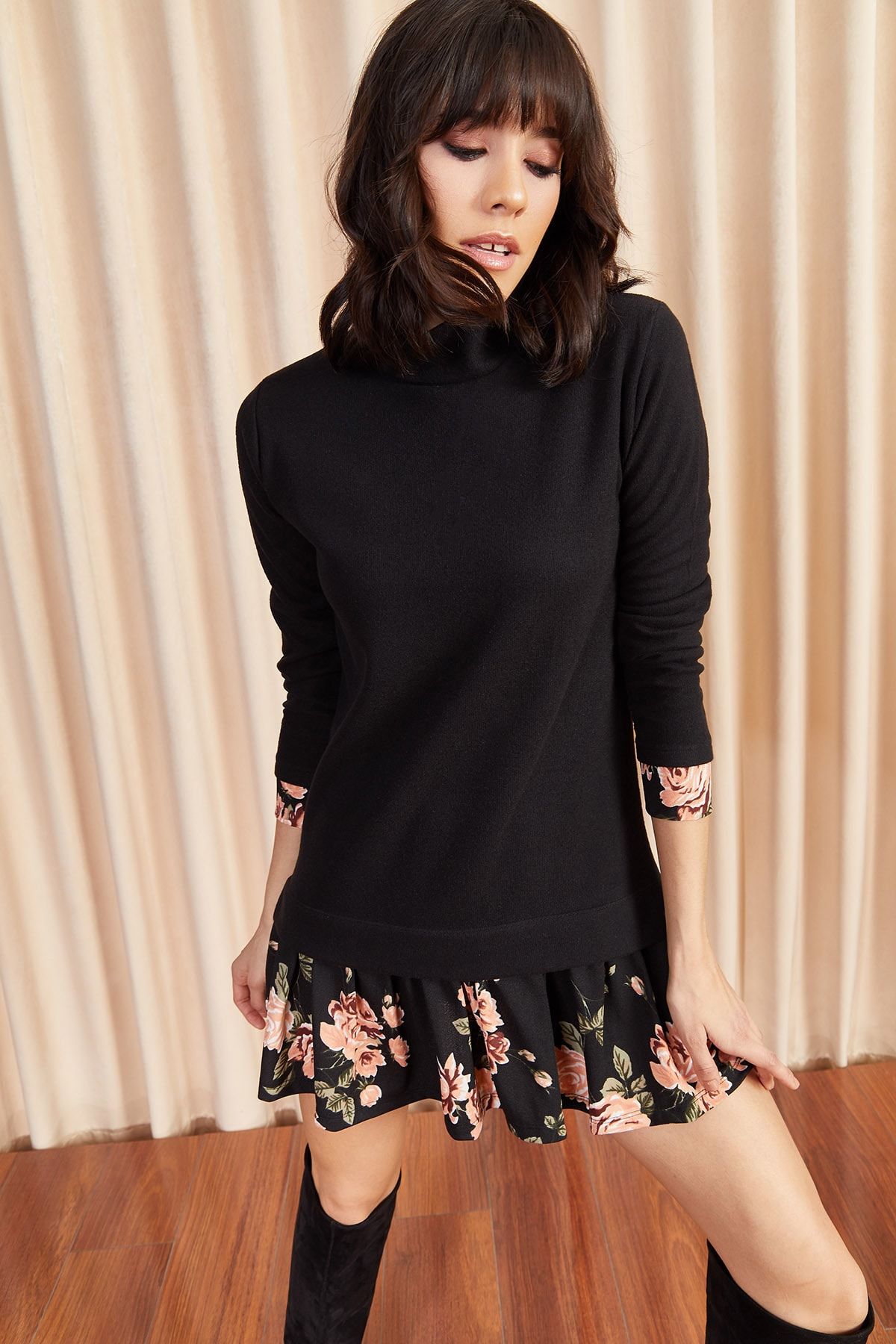 femme à la poudre noire garnili salonique robe elb 19000965