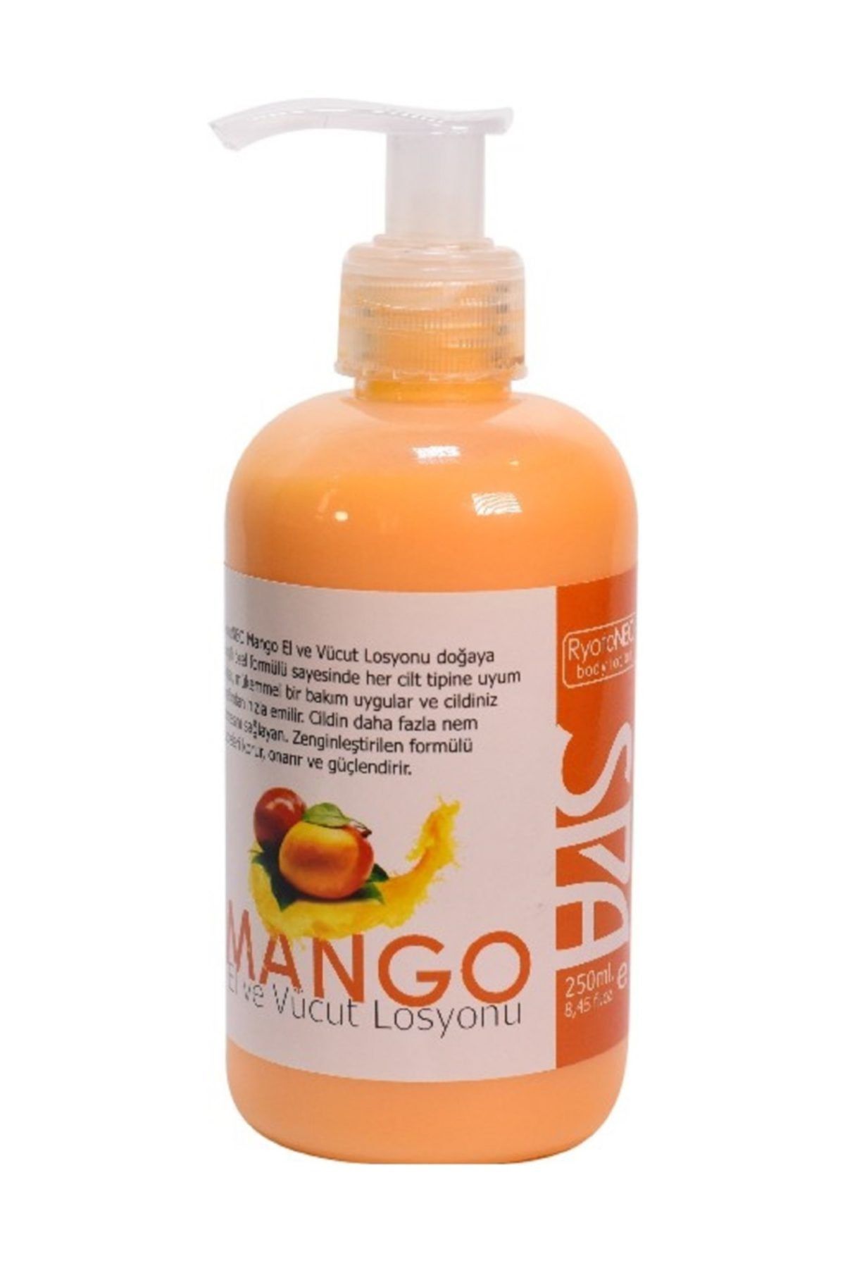 RyotoNEO Mango El, Yüz Ve Vücut  Losyonu %100 Doğal 250 Ml. / RyotoNEO Mango Hand, Face and Body Lotion 100% Natural 250 Ml.