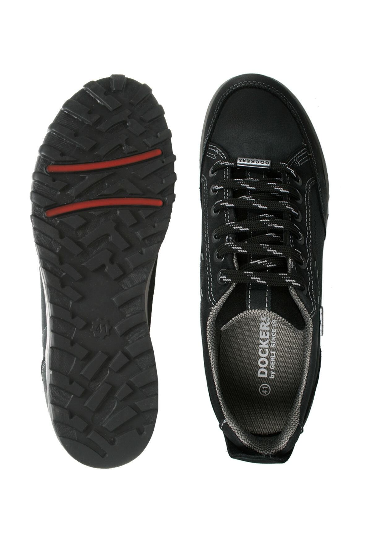 Dockers-Черни мъжки обувки 3W81217111 Ежедневни 5