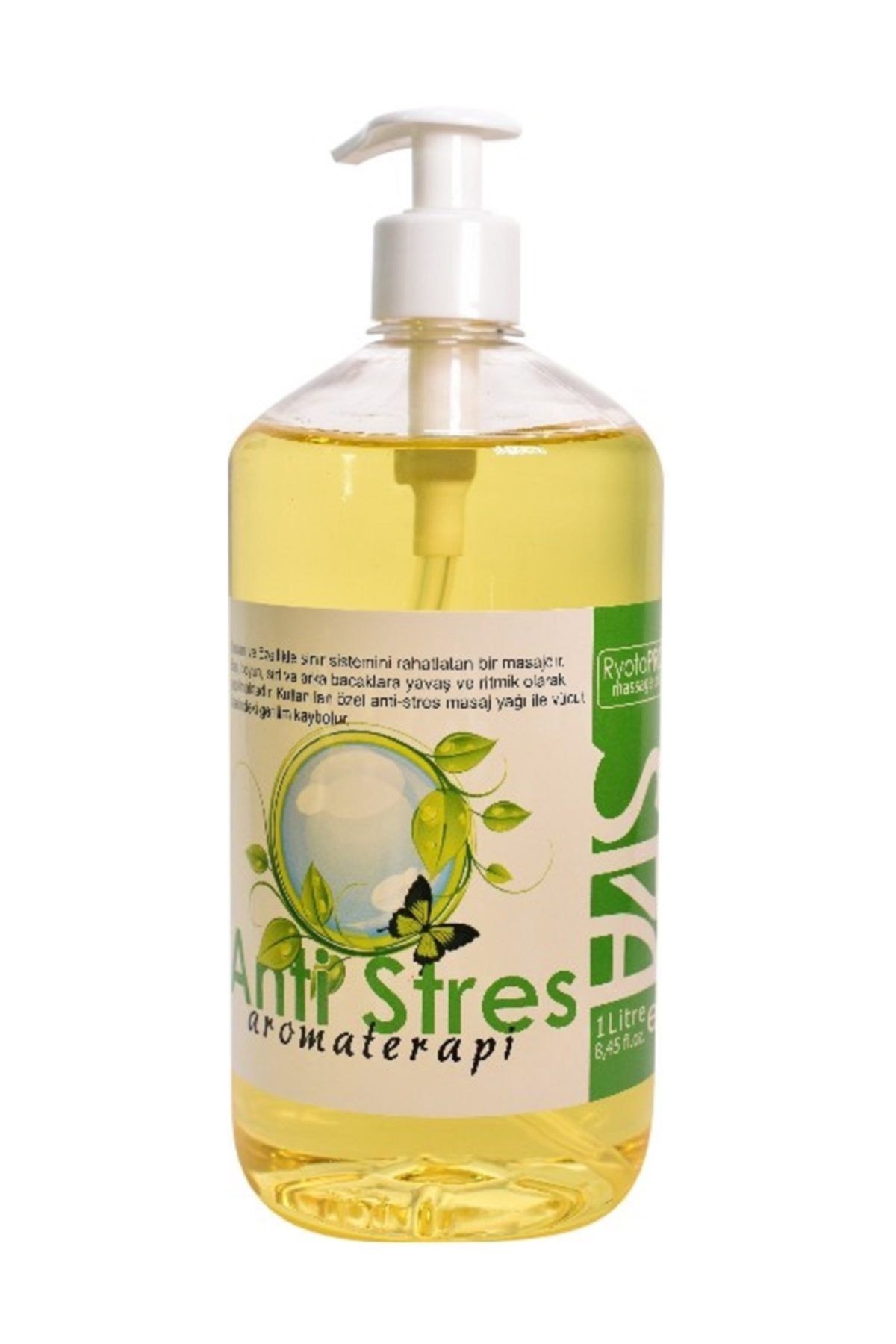 RyotoPRO Anti Stres Masaj Yağı %100 Doğal 1 Lt. / RyotoPRO Anti Stress Massage Oil 100% Natural 1 Lt.