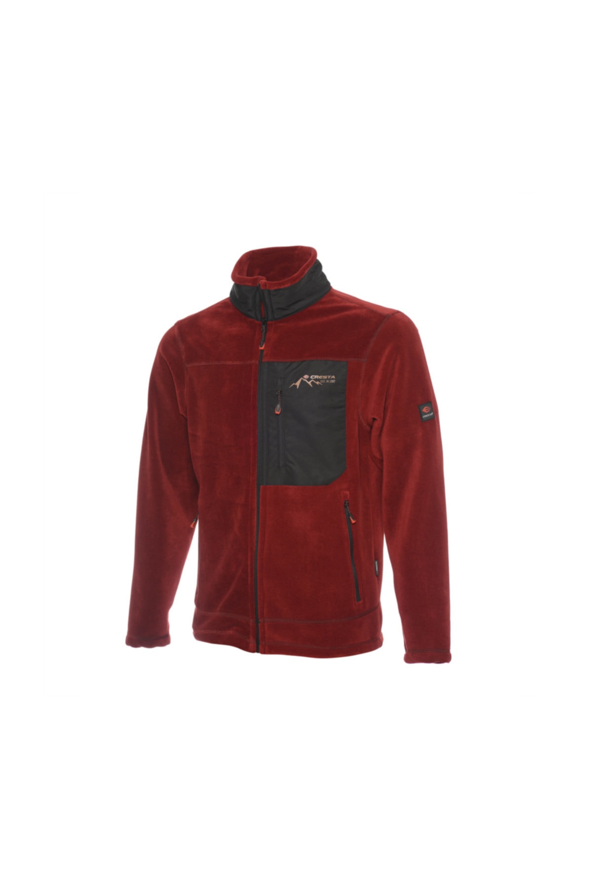 Outdoor Erkek Polar Ceket — زرشکی 7010-M