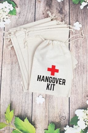 Hangover Kit Kesesi - 10 Adet - Hangover Kit Baskılı Kese pekhkese015