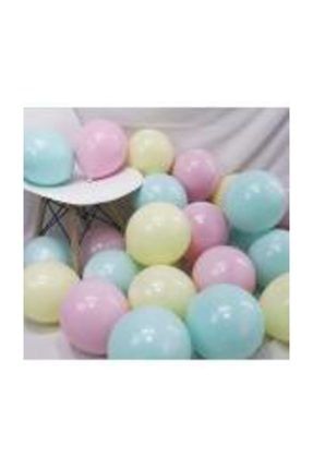 200 Adet Makaron Balon - Karışık Soft Renk Pastel Balon(200'lü Paket) 3434255