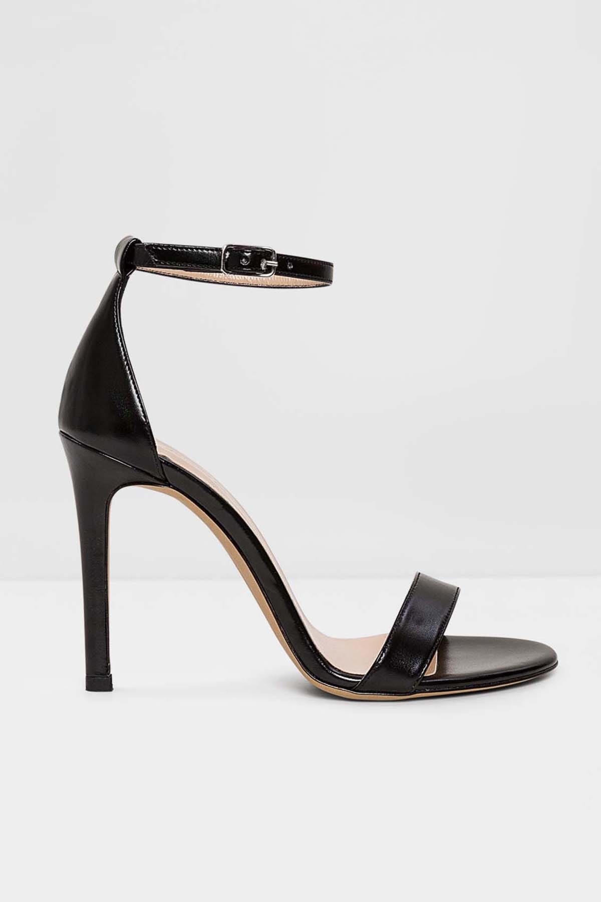 Paola-tr - Siyah Kadın Abiye Topuklu Sandalet