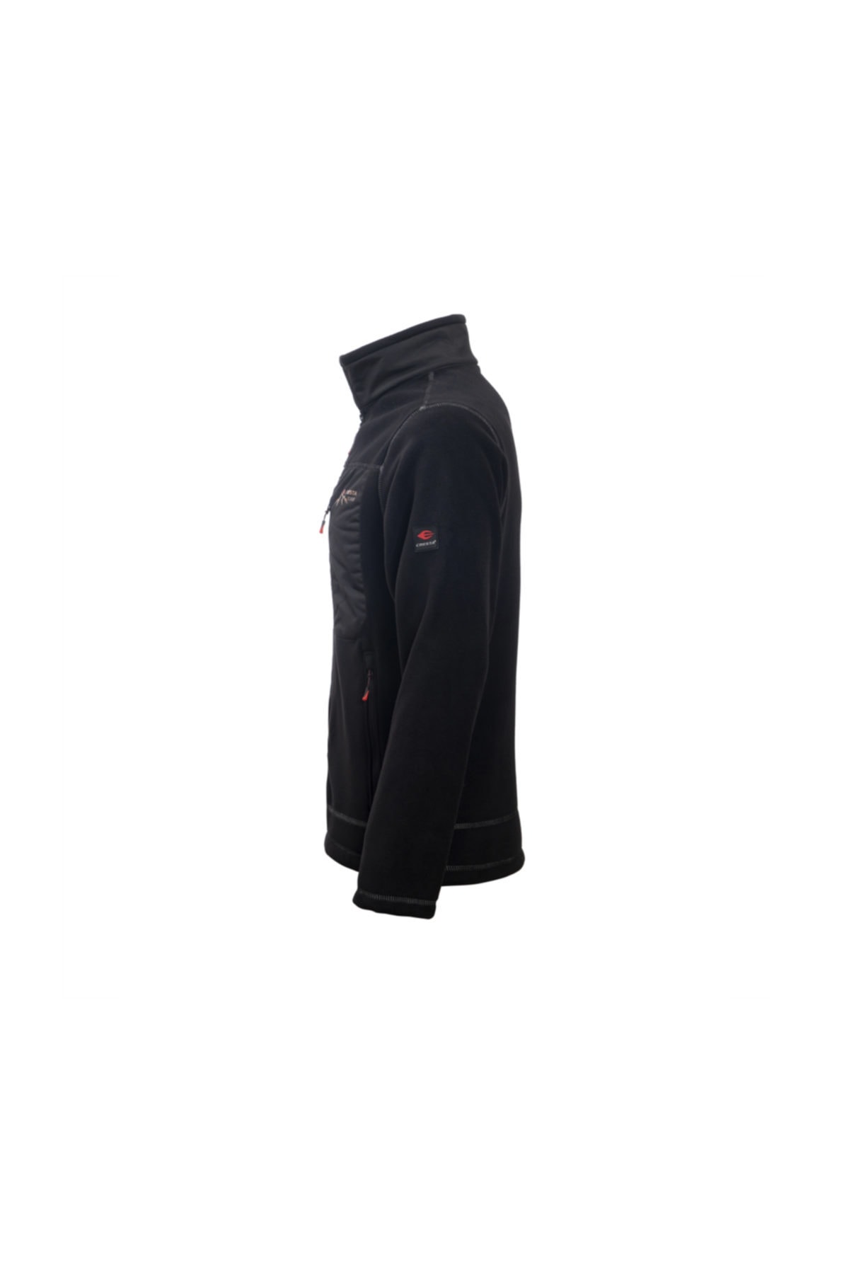 Outdoor Erkek Polar Ceket — مشکی 7010-M — تصویر 4 از 4