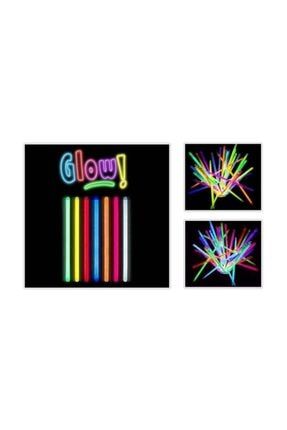Glow Stick 20cm Fosforlu Kırılan Çubuk (10 Adet) Pi99871