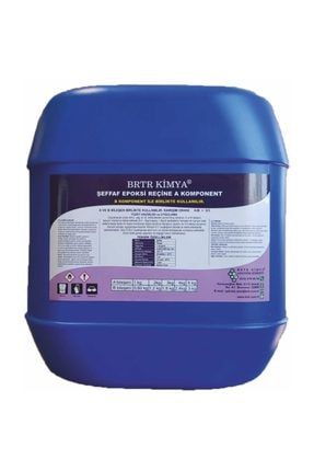 Kimya 32kg Ultra Şeffaf Epoksi Reçine Set - (20kg Reçine+12 Kg Sertleştirici) BRTR32EPX