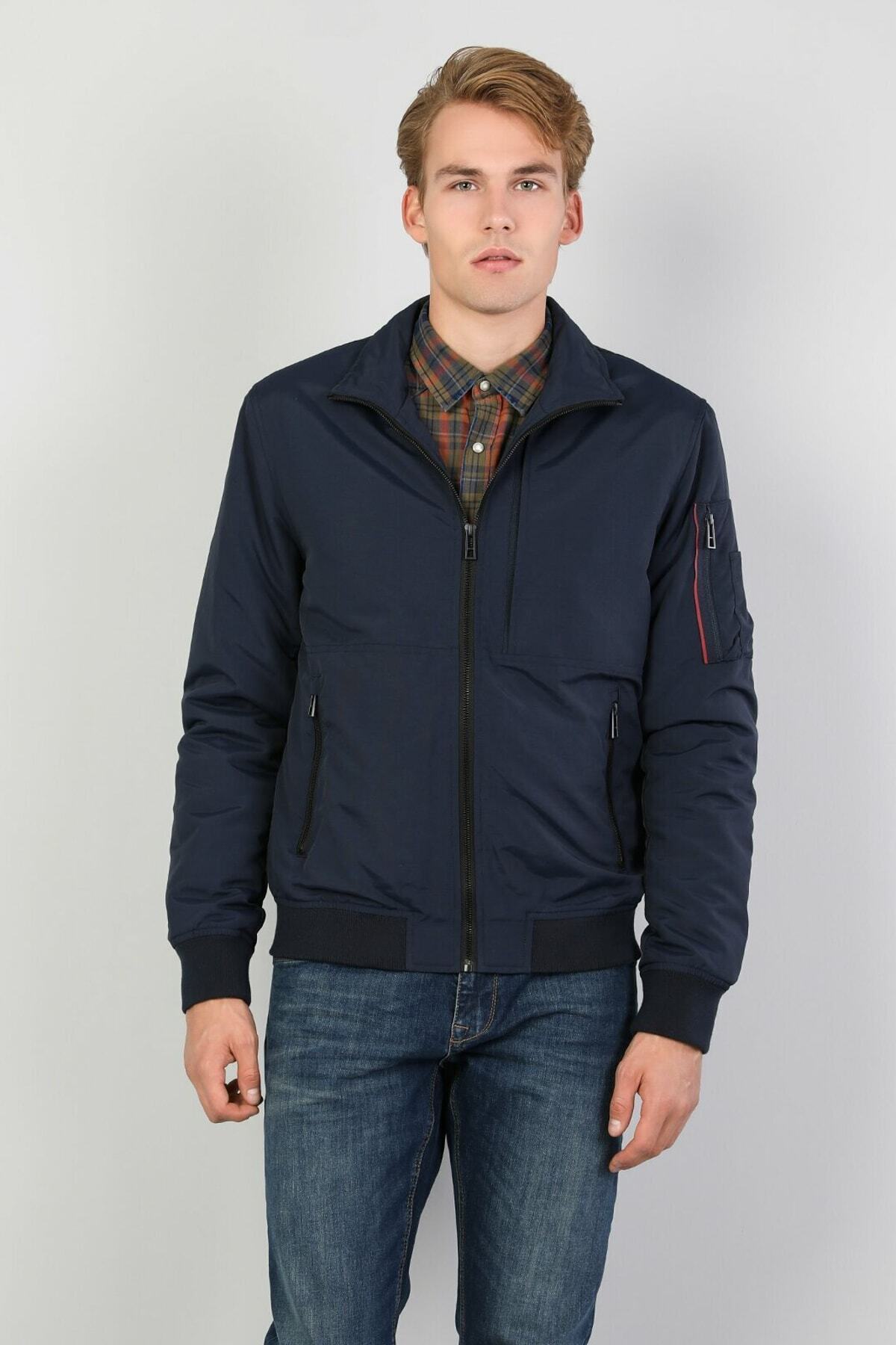 Colin's Slim Fit Fermuar Cep Detaylı Lacivert Erkek Mont Fiyatı, Yorumları  - TRENDYOL
