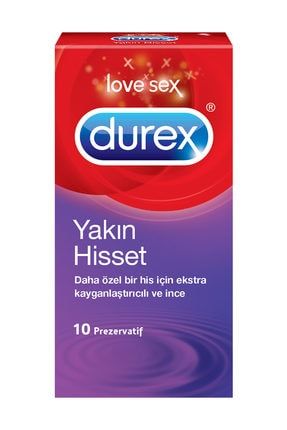 Durex Yakın Hisset 10'lu Prezervatif 34576111
